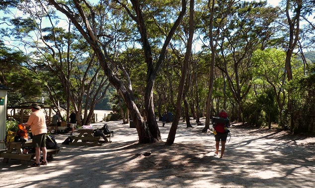 Campsites are accessible by foot or by kayak.