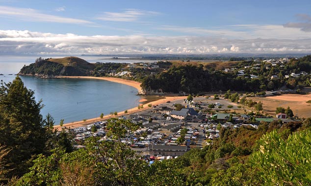 Marahau est le point de départ de la plupart des expéditions.