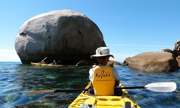 Tonga Island is a nature reserve accessible only by kayak.