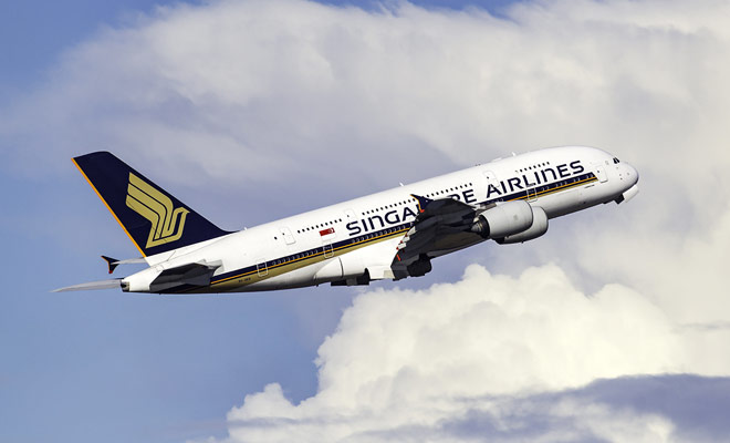 Singapore Airlines is considered the best airline in the world, and flights to New Zealand that transit through Singapore take place in an Airbus A380.