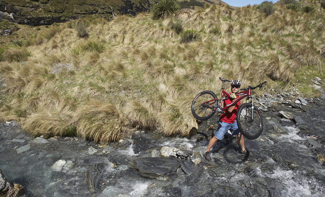 Mountain biking is no more dangerous in New Zealand than in any country in the world. You just have to study the course well in advance.