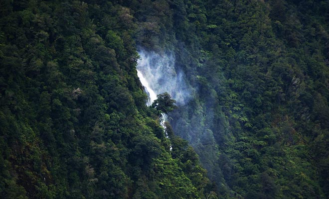 Helena Falls is one of the most beautiful waterfalls in the Doubtful Sound.