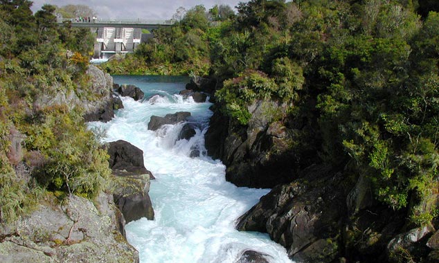 In an instant, the river turns into rapids.