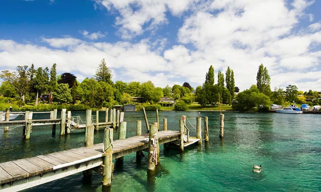 Lake Taupo, created by the greatest cataclysm of all time.