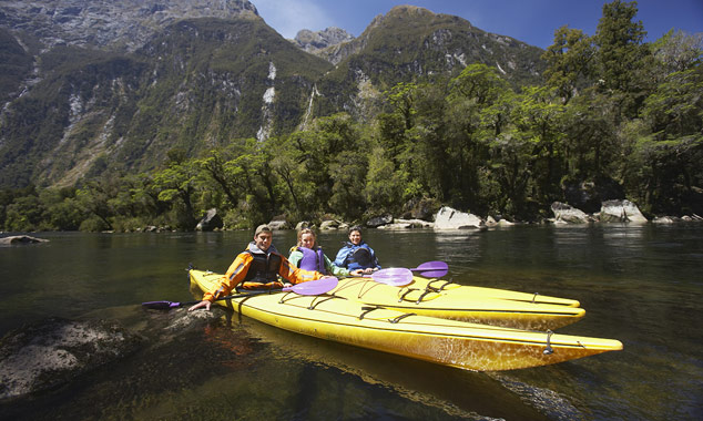 Le kayak est incontournable en Nouvelle-Zélande.