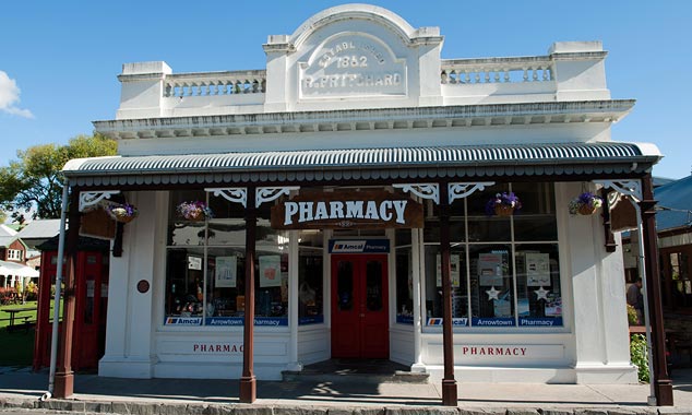 L'ancienne pharmacie date de l'époque de la ruée vers l'or de 1862.