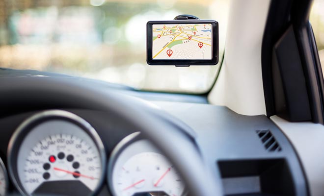 GPS is often offered as an option by car rental companies because you can't just use your smartphone all the time or you would consume all your data.