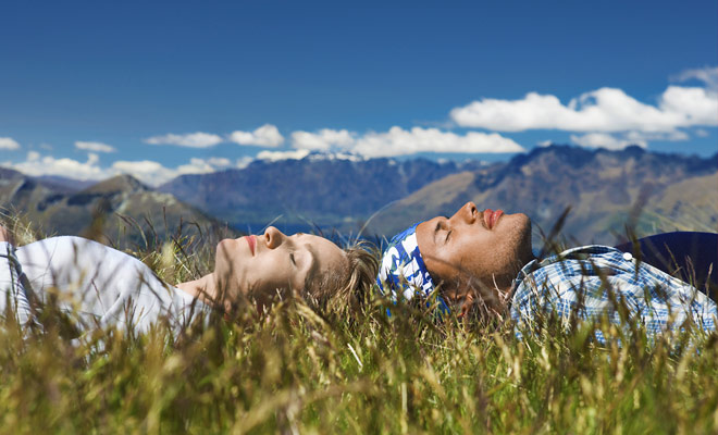 Hiking is not a race against time and you are not here to establish records. Take breaks, admire the landscape and give way to people walking faster than you on the trail.
