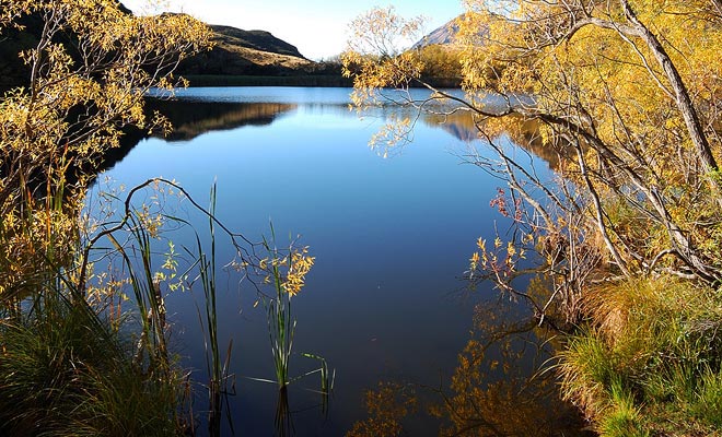 One of the most beautiful excursions in Wanaka leads to the diamond lake.