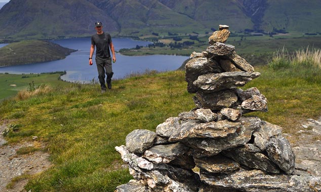Marquez votre passage sans faire tomber la pile !