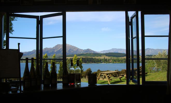 You can sign up for a wine tasting at the Nick Mills property called Rippon Vineyard. The view of the lake desserves it!