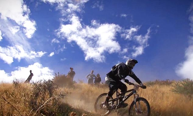 Rassemblement de passionnés de VTT à Queenstown.