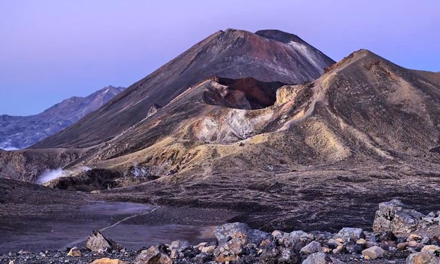 Extraordinary timelapse of the Tongariro volcanoes.