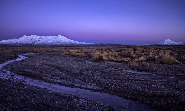 A timelapse on the Tongariro National Park.