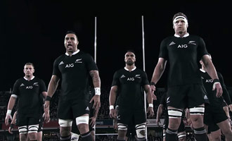 Un Haka parfait exécuté par les joueurs avant un match officiel des All Blacks.