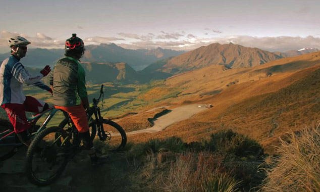 A bike ride through the mountains of Central Otago near Queenstown.