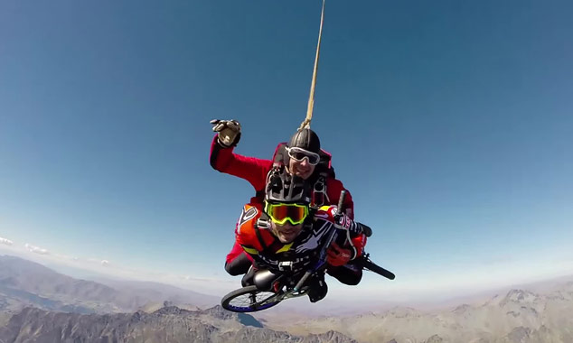 The best jumping point of New Zealand is located in Glenorchy.