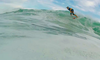 Relive a surf session as if you were there, thanks to a GoPro camera.